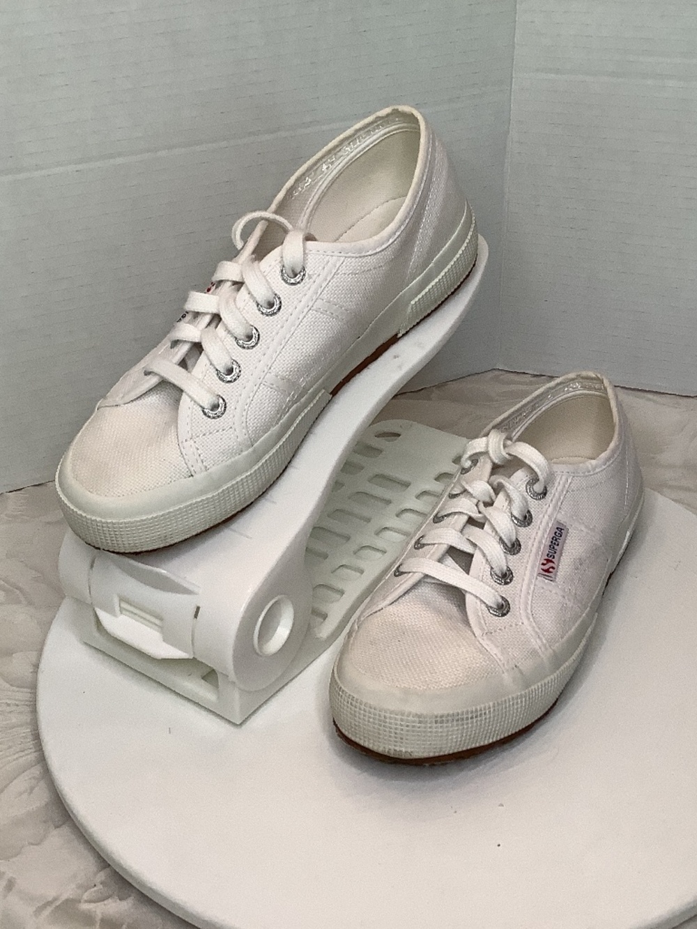 EUC SuperGA white‎ sneakers size 6/36